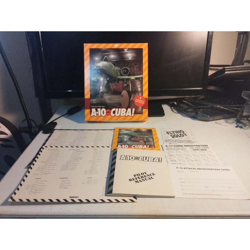 A-10 Cuba: Missions at Guantanamo - 1996 Game For Apple Mac - Complete In Box